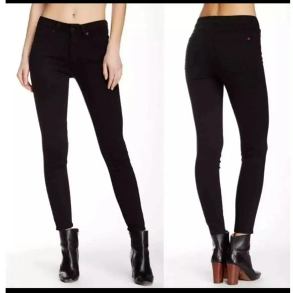 SPANX The Slim-X Ankle Black Slimming Jeans Size: 28 - Picture 1 of 7